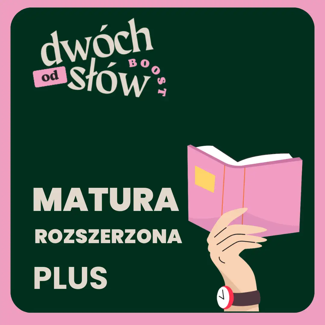 matura rozszerzona_plus Rozszerzenie z polskiego PLUS Sprawdzenie pracy pisemnej + Indywidualne spotkanie online