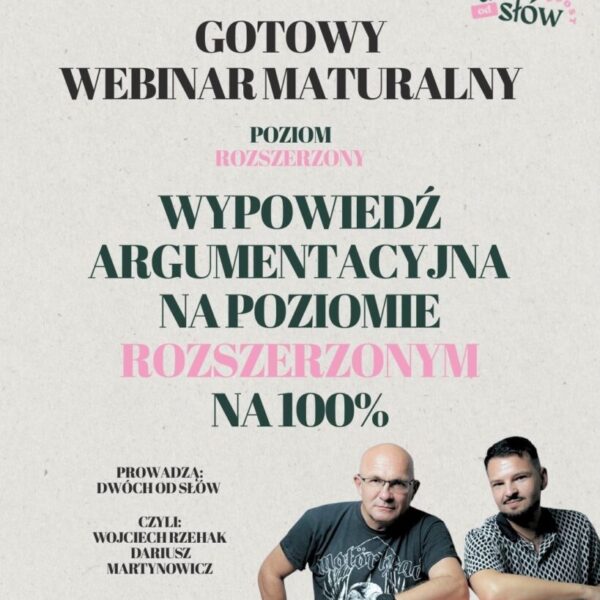 Rozprawka na rozszerzeniu na 100 procent bez strachu