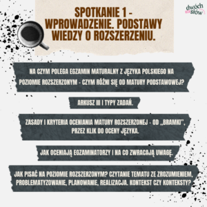 Rozszerzenie z polskiego od A do Z - spotkanie 1